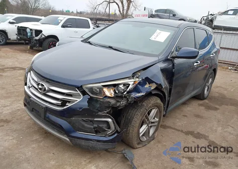 2018 Hyundai Santa Fe Sport 2.4L from USA, damaged, VIN 5XYZT3LB8JG557635